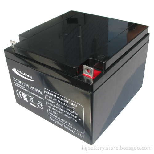 12V24ah Maintenance-Free Lead Acid Battery for UPS, Solar Power System